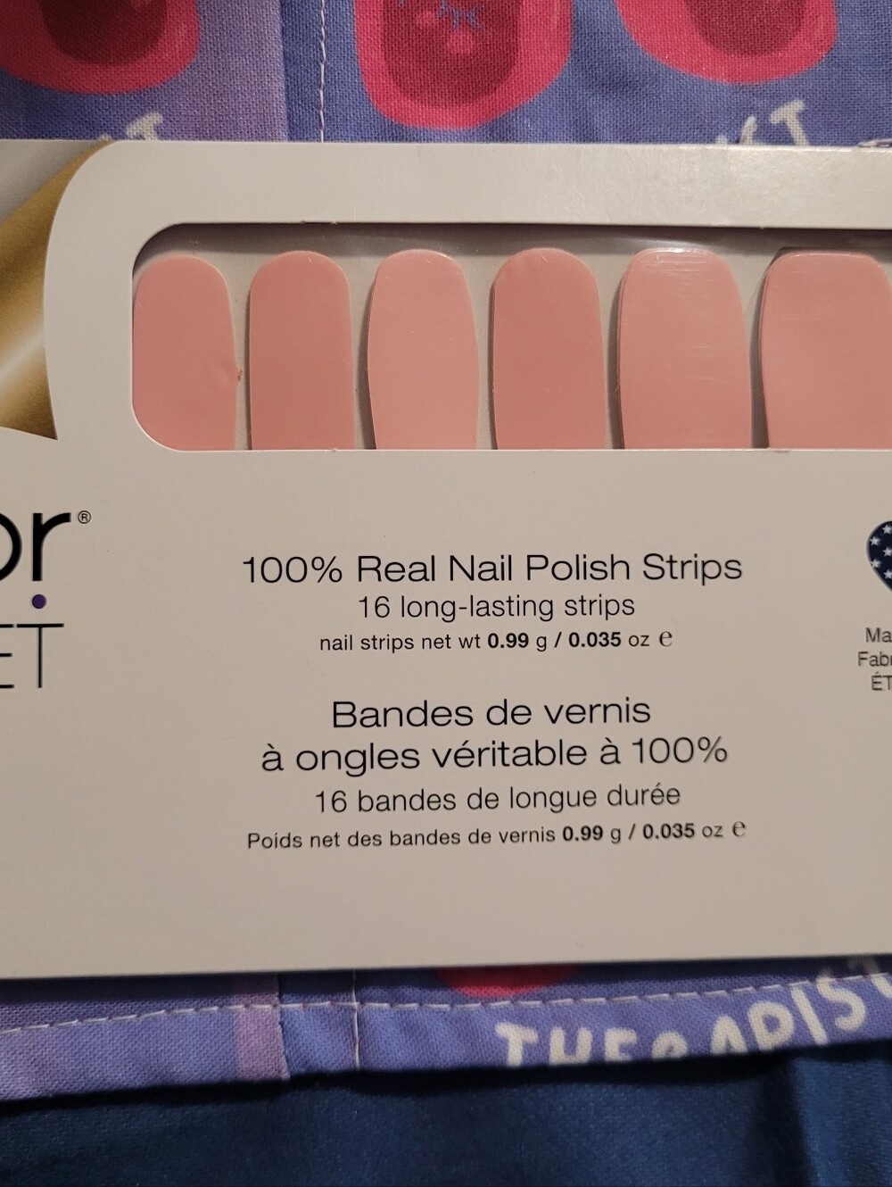 Color Street Pink Nude Nail Polish Strips